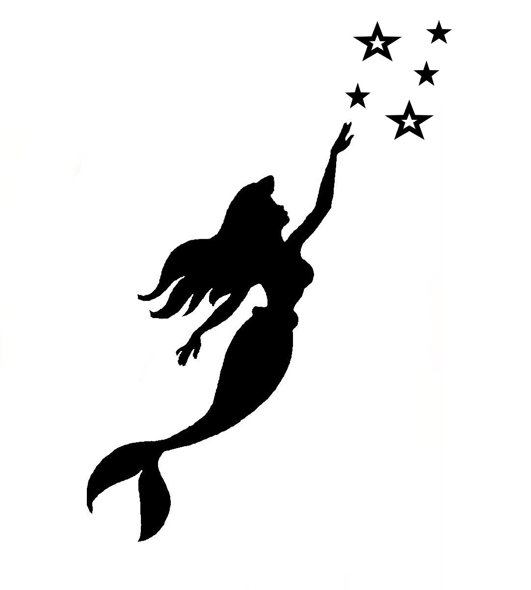 Mořská panna s hvězdami